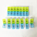Pill box weekly Food Grade 14 case medicine box Plastic Pill Organizer 7 days
