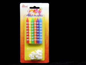 Wholesale Cute White Bear Head Printable Birthday Candles Food Grade Smokeless OEM Service from china suppliers