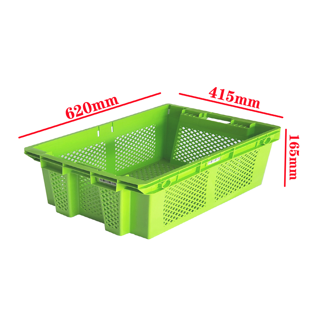Egg Collapsible Plastic Crates Shipping Stacking Nesting Agricultural Supermarkets