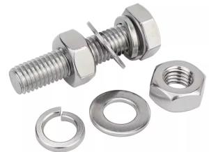Wholesale M24 M27 SS316L Stainless Steel Hex Metal Bolts Nuts Washers Superior Corrosion Resistance for Heavy-Duty Applications from china suppliers