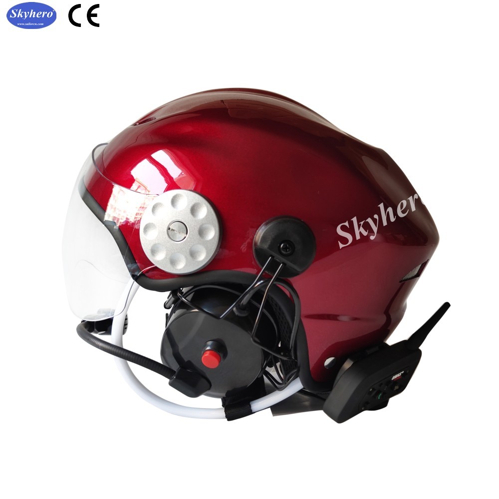 BT-GD-K01 Paramotor Helmet PPG Helmet With High Noise Cancel Bluetooth Headset EN966