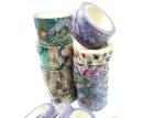 Decorative Gold Foil Printing Patterned Washi Tape