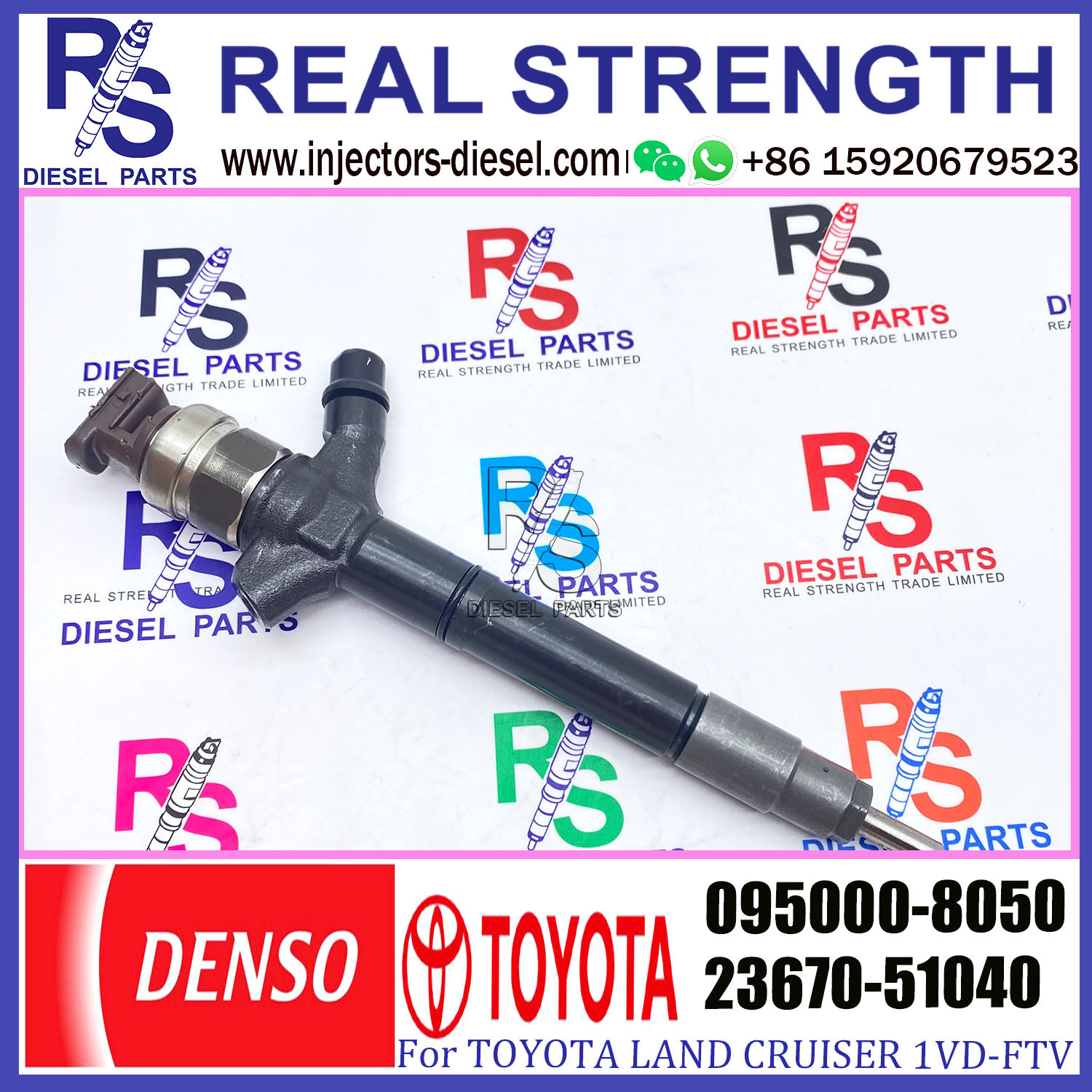 diesel fuel engine injector 095000-8050 23670-51040 engine high pressure pump engine injection injector 095000-8050