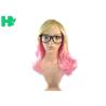 Buy cheap 24 Inch Party Cute Blonde Cosplay Wig / Synthetic Human Hair Wigs for Women from wholesalers