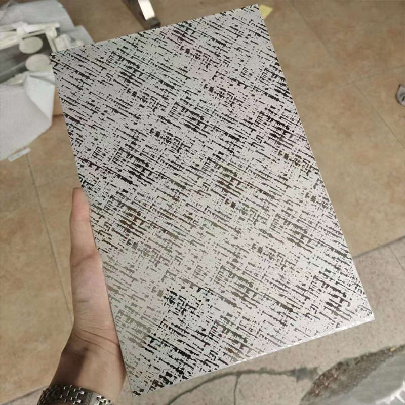 PVD Color Coating Etching Stainless Steel Sheet 304 Decorative Wall Metal Sheet