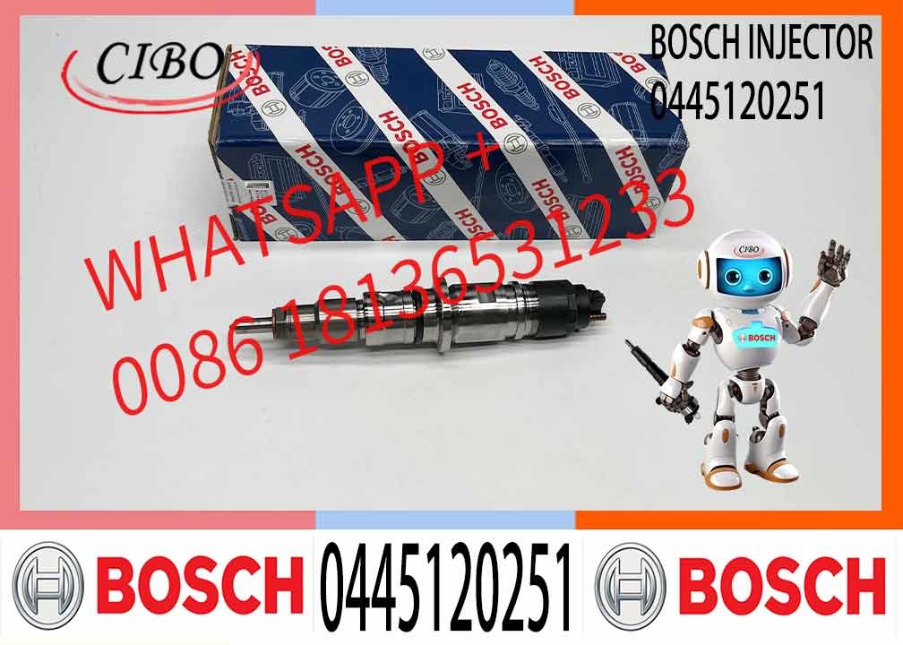 Fuel Injector Diesel Engine Auto Car Excavator 0445120215 0445120227 0445120232 0445120309 0445120247 0445120251 Injecto