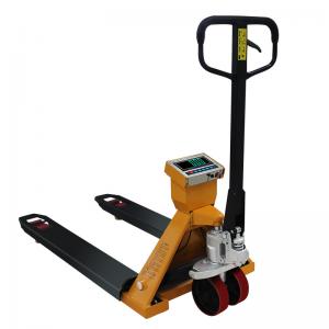 China 1/2/3 Ton Hand Pallet Truck Scales Forklift Truck Scale OIML With PU Wheel on sale