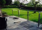 Outdoor Decking Stainless Steel Glass Railing Tempered Frosted Post Easy