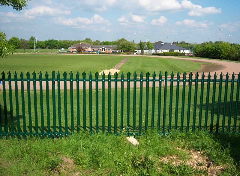 Anti Climbing 10ft Height Steel Palisade Fencing For Backyard Privacy