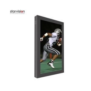Wholesale 75inch Outdoor Wall Mounted Digital Display 2500nits Sunlight Readable from china suppliers