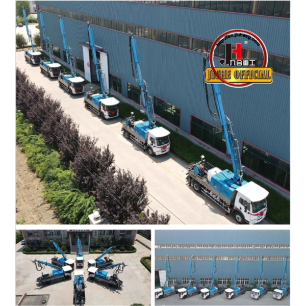 Easy Operation JIUHE Brand Wet Concrete Shotcrete Pump Machine For Grouting Pump Spraying 30M3/H Output