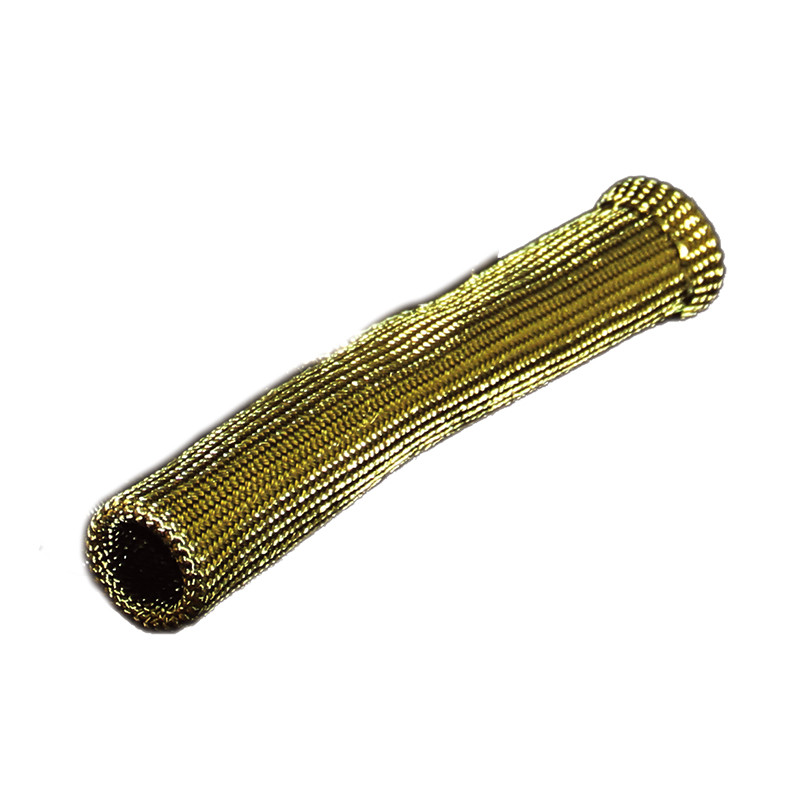 2"x6.5" Titanium 1000°C Spark Plug Wire Boot Protective Sleeve with Silica Fabric Basalt Fabric