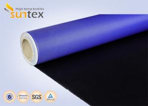 Wholesale Fire Resistant PU Coated Fiberglass Fabrics M0 0.41mm 460g Flexible Duct Cloth Fabric from china suppliers