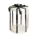Transparent Round Tall Clear Plastic Disposable Cake Containers For Wedding