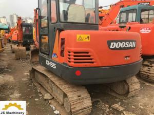 Wholesale 0.25M3 Bukcet Used Compact Excavators , DH55 Doosan 5 Ton Excavator 2012 Year from china suppliers