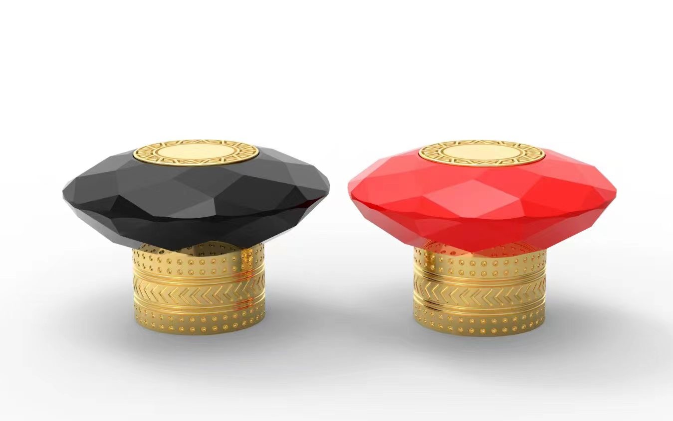 Round Zamac Metal Perfume Bottle Caps Luxury Creative Universal Fea 15Mm