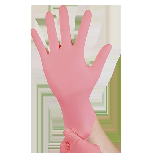 Powder Free Advance Stay Safe Orange Black Strong Nitrile Gloves Black Nitrile