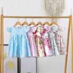 Little Daisy Print Girls Rural Style Dress Summer Children'S Clothing