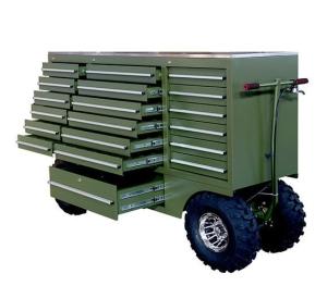 Wholesale 70 Inch Silver 19 Drawers Heavy Duty Tool Cabinet with Stainless Top and Big Wheels from china suppliers