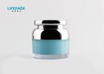 Round Cosmetic Acrylic Jar With Lids For Makeup Cream Packaging 30ml 50ml