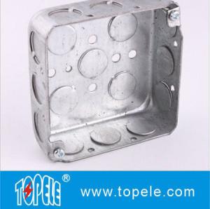 Wholesale TOPELE 52151 / 52161 / 52171 Galvanized Steel Square Electrical Outlet Box from china suppliers