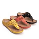 BS090 Slipper Outer Wear Slippers Female Flip Flops Flower Hollow Beach Amazon