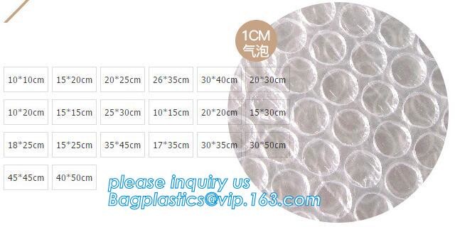 Plastic wrap air bag colume double layer bubble courier bag poly bubble bag for promotion, Shockproof Safety Air Cushion