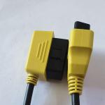 Durable Universal OBD2 Extension Cable Length 0.3m Male To Female