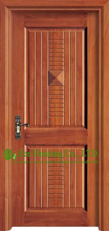Luxury Simple & Morden Timber Veneer Single Door,Good Quality Hotel Wooden Door