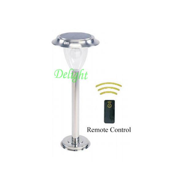 Stainless Steel Solar Lawn Lighting with remote control outdoor solar garden