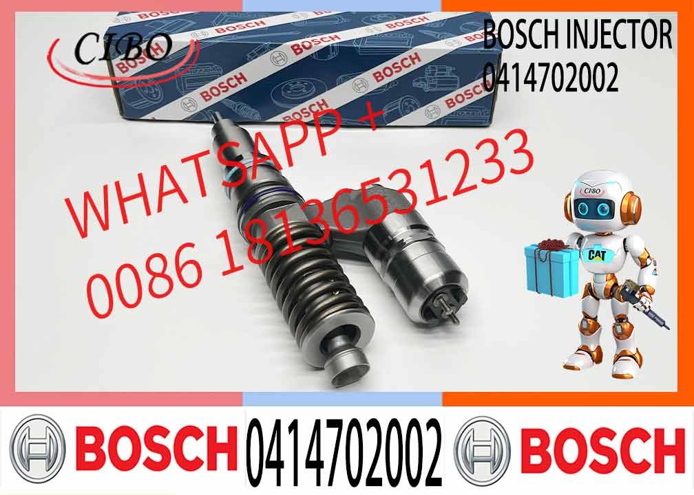 Genuine Diesel Common Rail Fuel Injector 0414702002, 3165869, 0414702017, 5236686, 5237146, 8113286, 3165874, 3964829