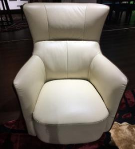 Wholesale Genuine Living Spaces Leather Sofa Rotating Chair Metal Legs Solid Wood Frame from china suppliers
