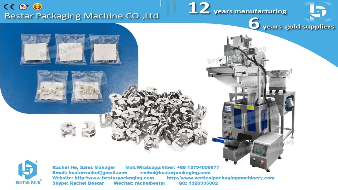 3-in-1 screws bolts furniture fittings counting packing machine customized blowing systeme