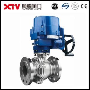Wholesale SS304 SS316 Wcb Forged Steel Xtv Flange Ball Valve with Mounted Pad Nominal Pressure from china suppliers