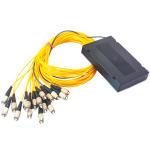 FC UPC 1X16 Fiber Optic PLC Splitter Low Polarization Dependent Loss