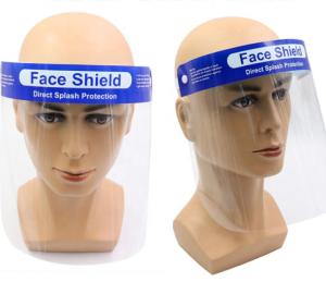 Wholesale 180 Degree safety Full Face Shield Transparent Color For Virus Protection from china suppliers