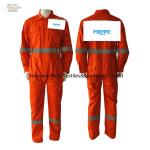 Customized Light Weight Red Cotton Flame Retardant Fire Proof Working Coveralls