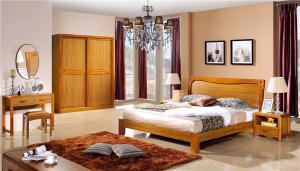 Wholesale solid wood bed room set from china suppliers