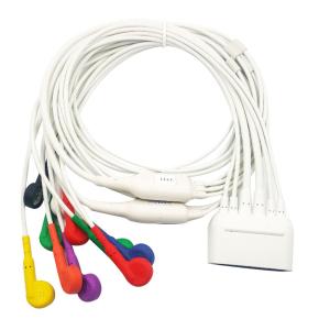 Wholesale HP ST80i 989803180141 10 Lead Ekg Lead Wire TPU 18 Pin 1.1m from china suppliers