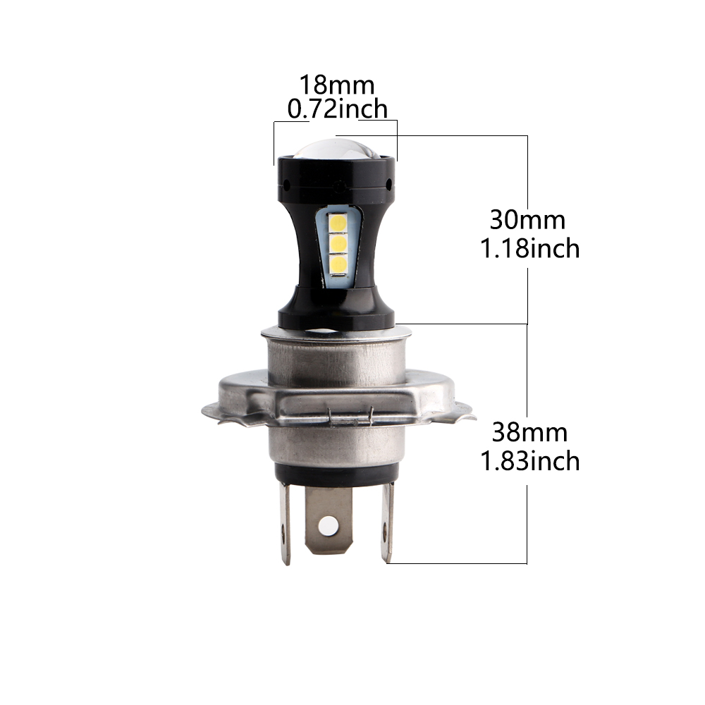 6500K 3030 Chip H4 18SMD LED Fog Lamp Bulbs