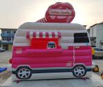 0.55mm PVC Children'S Inflatable Bouncer Car Small Bouncy Castle Blower