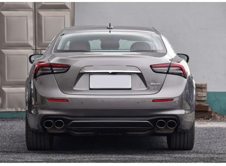 For Maserati Ghibli Led Taillight Assembly 14-20 Retrofit Old To New Rear Tail Light Flowing Turn Brake Car Accessory