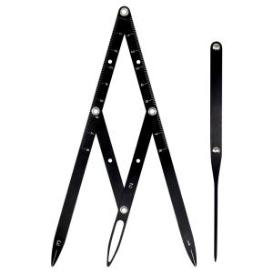 Wholesale Eyebrow Golden Ratio Ruler Flexible Removable Eyebrow Measuring Caliper from china suppliers