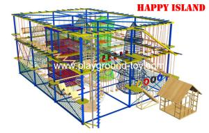Wholesale Attract Children Adventure Playground Equipment For Gardens / Park from china suppliers
