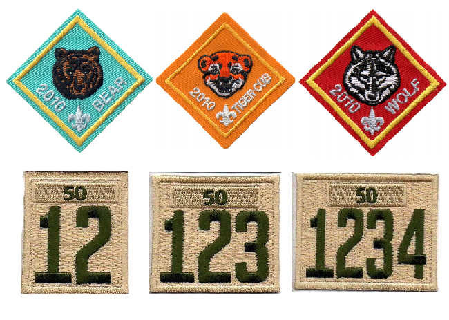 3D Embroidery Boy Scout Patch