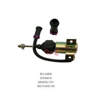 Wholesale High Quality Parking Flamenout solenoid valve For HA QING 498 24V 3754020-X93 from china suppliers