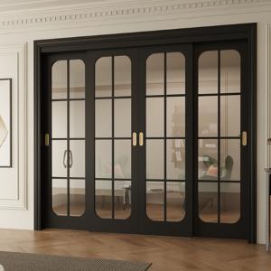 Wholesale Powder Coated Aluminium Sliding Doors Double Glazed For 100 / 120 Sliding Door Operation from china suppliers