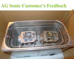 Digital Timer Ultrasonic Parts Washer , Ultrasonic Cleaning Equipment Long