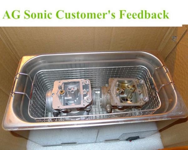 Digital Timer Ultrasonic Parts Washer , Ultrasonic Cleaning Equipment Long