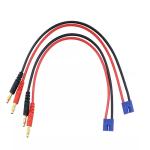 14AWG Silicone EC3 RC Charger Cable Multipurpose Red Black Color